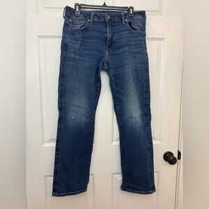 American Eagle Outfitters Dark Blue Original Bootcut Jeans Size 34x32